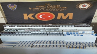 Hatay’da 1500 paket gümrük kaçağı sigara ele geçirildi