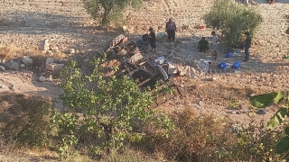 Gaziantep’te şarampole devrilen traktördeki 2 kişi öldü, 5 kişi yaralandı