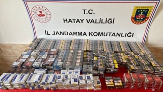Hatay’da 1067 paket kaçak sigara ele geçirildi
