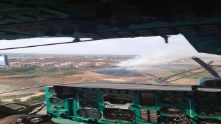 Adana’da tarlada çıkan yangın söndürüldü