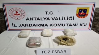 Antalya’da 5 kilogram uyuşturucu madde ele geçirildi