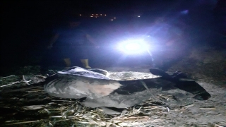 Osmaniye’de çamura batan inek, itfaiye ekiplerince kurtarıldı