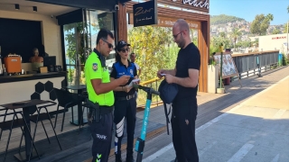 Alanya’da skuter denetimi yapıldı