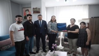 Osmaniye Valisi Erdinç Yılmaz, şehit ailesini ziyaret etti