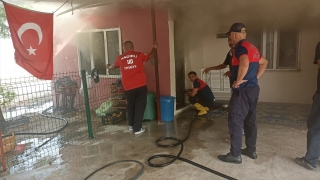 Osmaniye’de evde çıkan yangın söndürüldü