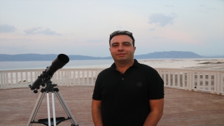 Salda Gölü’nde gökyüzü gözlemi yapılıyor