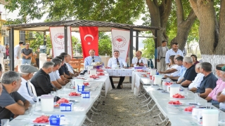 Vali Elban, Sarıçam’da muhtarlar ve vatandaşlarla buluştu
