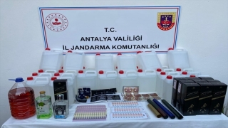 Antalya’da kaçak içki operasyonunda 1 kişi yakalandı