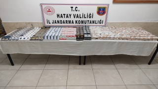 Hatay’da kaçak sigara ve makaron ele geçirildi