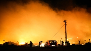 Mersin’deki orman yangınına müdahale ediliyor