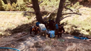 Hatay’da yamaçtan düşen çocuk yaralandı