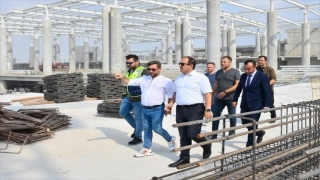 Mersin Valisi Pehlivan, Çukurova Bölgesel Havalimanı inşaatını inceledi