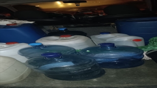 Hatay’da 200 litre sahte içki ele geçirildi