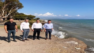 Milletvekili Uslu, kıyı erozyonu yaşanan Hasyurt’ta incelemelerde bulundu