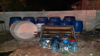 Hatay’da 3 bin 550 litre sahte içki ele geçirildi