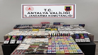 Alanya’da elektronik sigara, tütün mamulleri ve makaron kaçakçılığı operasyonu