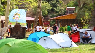 Belemedik Tabiat Parkı’nda işitme engelliler kampı yapıldı