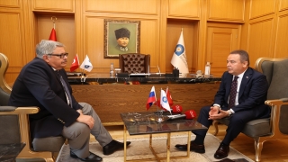 Rusya Büyükelçisi Yerhov, Antalya Büyükşehir Belediye Başkanı Böcek’i ziyaret etti