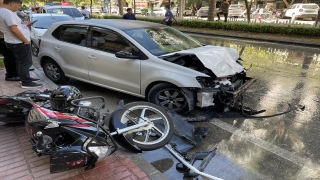 Adana’da zincirleme trafik kazasında motosiklet sürücüsü yaşamını yitirdi