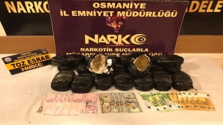 Osmaniye’de panelvanda 12 kilo 350 gram esrar ele geçirildi