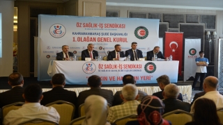 Öz Sağlıkİş Sendikası Kahramanmaraş Şubesinin 1. Olağan Genel Kurul toplantısı yapıldı