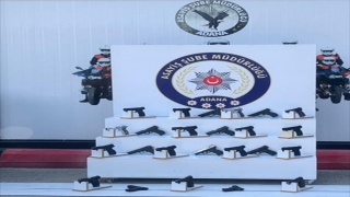 Adana’da bir haftada 88 ruhsatsız silah ele geçirildi