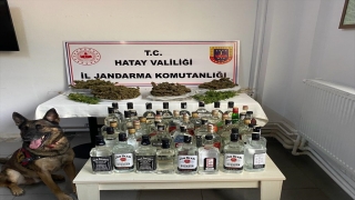 Hatay’da evinde esrar ve sahte içki bulunan zanlı gözaltına alındı
