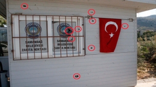 Samandağ Belediyesi binası ve zabıta kulübesine silahla ateş edildi