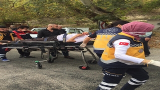 Osmaniye’de yolcu minibüsüyle çarpışan otomobildeki 2 kişi yaralandı