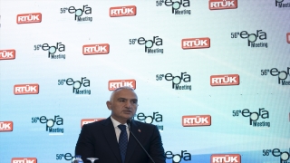 Kültür ve Turizm Bakanı Ersoy, Avrupa Düzenleyici Otoriteler Platformu 56. Toplantısı’nda konuştu: