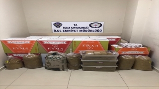 Hatay’da kaçak tütün ve makaron ele geçirildi