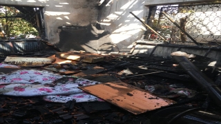 Burdur’da evinde yangın çıkan kişi ağır yaralandı