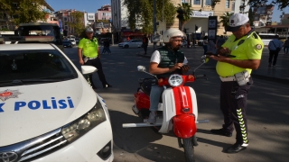 Serik’te motosiklet denetimi yapıldı