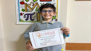 Ispartalı öğrenci uluslararası matematik yarışmasında birinci oldu