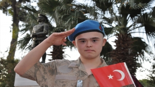 Mersin’de engelliler bir günlük temsili askerlik yaptı