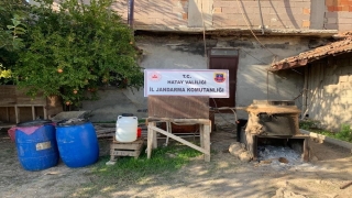 Hatay’da 200 litre sahte içki ile 109 kök kenevir ele geçirildi