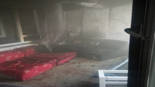 Samandağ’da evde çıkan yangın söndürüldü