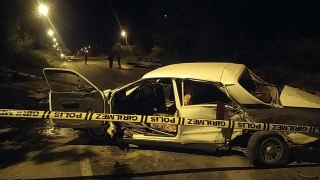 Adana’daki trafik kazasında 2 kişi yaralandı
