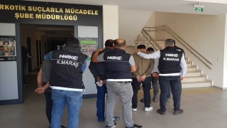 Kahramanmaraş’ta uyuşturucu operasyonunda yakalanan 4 zanlı tutuklandı