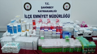 Gaziantep’te 16 bin gümrük kaçağı ilaç ele geçirildi
