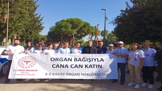 Antalya’da Organ Bağışı Haftası dolayısıyla motosikletli kortej düzenlendi