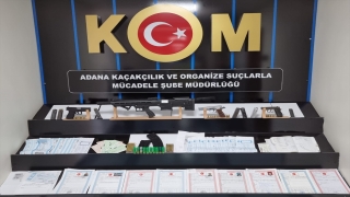 Adana’da tefecilik operasyonunda 16 zanlı yakalandı