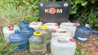 Hatay’da 1672 litre sahte içki ele geçirildi