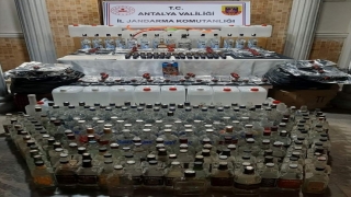 Antalya’da kaçak içki operasyonunda 1 kişi yakalandı