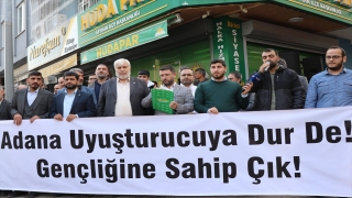 Adana’da uyuşturucuya karşı basın açıklaması yapıldı
