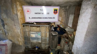 Hatay’da 2 bin 500 litre kaçak akaryakıt ele geçirildi