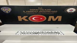 Hatay’da otomobilde 255 sikke ele geçirildi