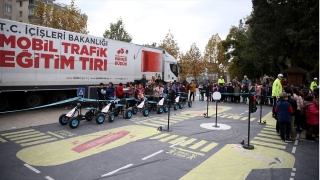 Mobil Trafik Eğitim Tırı Kahramanmaraş’ta öğrencileri bilgilendirdi