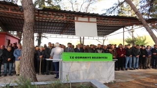 Kazada yaşamını yitiren Osmaniyespor taraftarının cenazesi Hatay’da defnedildi