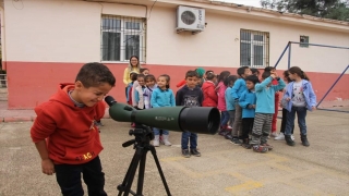 İslahiye’de öğrenciler kuş gözlemi yaptı